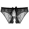 Women's Lingerie Panties Open Back Knickers Lace Underwear Crotchless Panties See Through Underpants Sleepwear. 