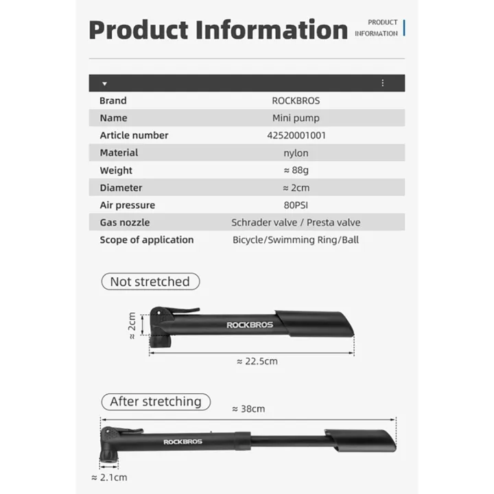 Bike%20Pump%20Portable%20Mini%20Hand%20Pump%2080Psi%20Schrader/Presta%20Valve%20Air%20Inflator%20Bike%20Accessories%20-%20Image%203