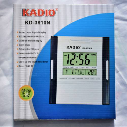 Kadio Digital Watch Wall Clocks Square shape
