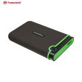 Transcend's StoreJet 2TB USB 3.1 25M3C 2.5" HDD Portable One Touch Auto Backup Hard Drive. 