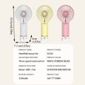 Soft Airflow Rechargeable Handheld Spray Fan Portable Multifunctional Mini Misting Fan Strong Wind Low Noise Fast Cooling Fan Daily Use. 