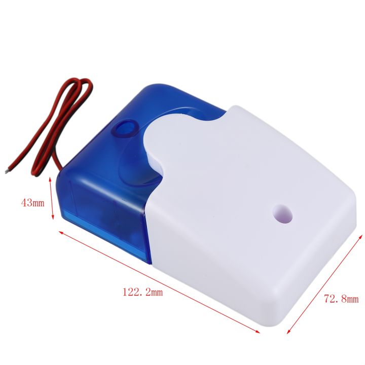 JAERBEE%20Mini%20Wired%20Strobe%20Warning%20Siren%20Dc%2012V%20Sound%20Alarm%20Flashing%20Light%20Sound%20Siren%20Horn%20Home%20Security%20Alarm%20System%20115Db%20Blue%20-%20Image%208