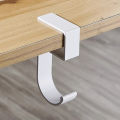 Adjustable Desk Edge Hook Punch-free Table Side Hook Multi-functional Holder Clothing Coat Keys Bathroom Towel Organizer. 