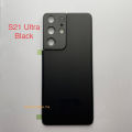 Zhitian Luxury For Samsung Galaxy S21/S21 Plus S21+/S21 Ultra Battery Back Cover Door Rear Glass Housing Case Camera Lens Frame Adhesive. 