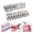 Stainless Steel  Cloth Clips 20 Pcs Set. 