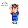 EARLFAMILY 13cm for Arale Fine Decal Vinyl Car Sticker Body Car Bumper Truck Camper Waterproof Sunscreen Decals Custom Printing. 
