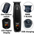 New Kemei KM-1578 Hair Clipper 2299 Same Style 0mm Head Hair Clipper Zero Gap Carving Professional Electric Scissors. 