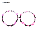 DISICHEN Portable 2Pcs/Set Gothic Spider Animal Beaded Bracelet Creative Heart Magnetic Matching Couple Bracelets For Women Men Y2K Jewelry. 