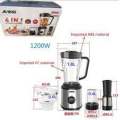Avinas AV-126 Multi Function 4 In 1 Electric Nutrient Blender (1200 Watt) Purano Bazar. 