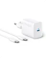 Anker 30W USB-C Charger, Anker 312 Charger with Compact and non- Foldable Design, High-Speed Fast Charging for i-Phone 14/13/12 Series, Samsung S23, Mac-Book Air, i-Pad Pro, & More 5 ft USB C Cable Included. 