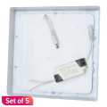 Skylite LED 18 Watt ConceaLED Square Panel Light Set Of 5. 