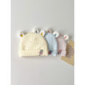 - Month-old fetal caps, baby autumn and winter padded small moon baby hats, autumn infant halogen door hats. 