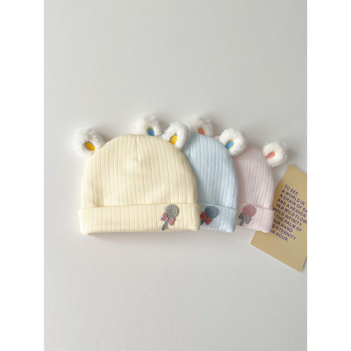 -%20Month-old%20fetal%20caps,%20baby%20autumn%20and%20winter%20padded%20small%20moon%20baby%20hats,%20autumn%20infant%20halogen%20door%20hats%20-%20Image%203