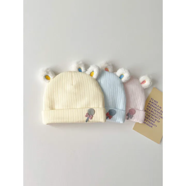 -%20Month-old%20fetal%20caps,%20baby%20autumn%20and%20winter%20padded%20small%20moon%20baby%20hats,%20autumn%20infant%20halogen%20door%20hats%20-%20Image%203