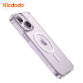 McDodo | Clear Magnetic Phone Case For iPhone 15. 