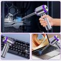 Portable High Power Car Vacuum Cleaner 4-in- 120W Wireless Vacuum Cleaner Powerful Suction Brushless Motor Portable Handheld Vacuum Car Cleaning. 