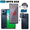 3in1 OPPO A5X Anti-Spy Privacy Tempered Glass for OPPO A5 Pro Screen Protector + Lens Protective Film. 
