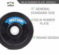 Rubber weights for home gym, rubber weights, (01Kg X 2) Rubber weights plates (1 KG PAIR). 