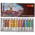 Camel Artist's Oil Color Set - 20ml Tubes, 12 Shades By Mitrata. 