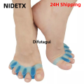 Difutagui 2pcs=1pair New Protective Toes Separator Suitable Bunion Corrector Sales promotion Material Soft Gel Straightener Spacers Stretchers Care Tool. 