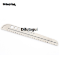 Difutagui 1 PC Multi Functional Stainless Steel Tool Scale Ruler High Quality Luxury Profesional Office Compass Protractor Hexagonal EDC Outdoor Tool. 