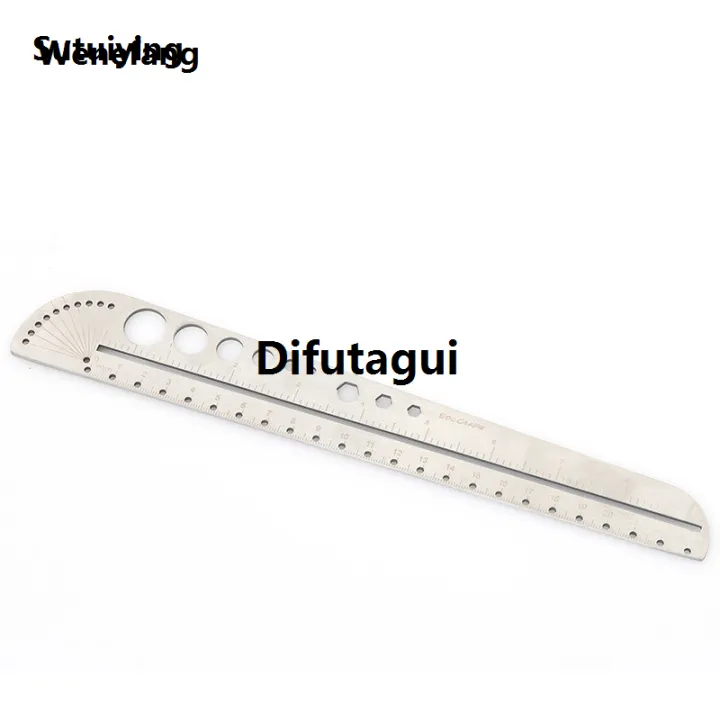 Difutagui%201%20PC%20Multi%20Functional%20Stainless%20Steel%20Tool%20Scale%20Ruler%20High%20Quality%20Luxury%20Profesional%20Office%20Compass%20Protractor%20Hexagonal%20EDC%20Outdoor%20Tool%20-%20Image%204