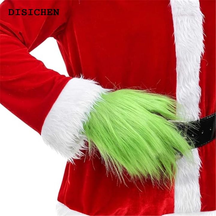 DISICHEN%20Portable%20Cute%20Christmas%20Green%20Haired%20Cosplay%20Mask%20Latex%20Halloween%20Full%20Head%20Latex%20Mask%20Cosplay%20Christmas%20Thief%20Costume%20Mask%20Props%20-%20Image%206
