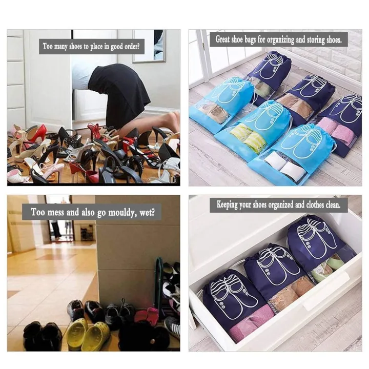 1Pc%20Portable%20Travel%20Shoe%20Bag%20,%20Waterproof%20Shoe%20Bag%20For%20Gym%20,%20Travel,Space-saving%20Dust-proof%20Storage%20Bag%20With%20Rope%20Non-woven%20Shoe%20Bag%20-%20Image%204