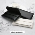 Multifunctional PU Leather Eyeglasses Case Sunglasses Storage Box Soft Bag. 