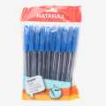 Nataraj Super Fine Ballpoint Pens For smooth Writing (Blue Ink ) Pack Of 10. 