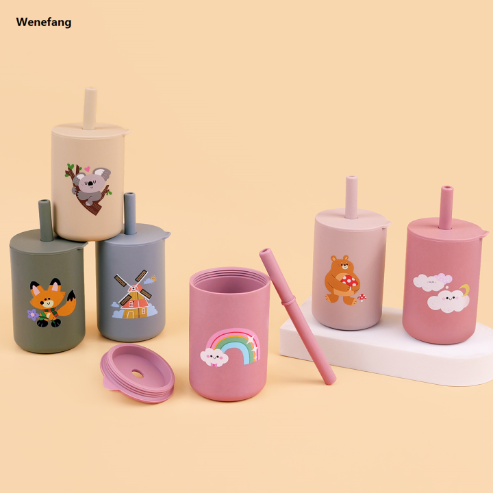 Wenefang%20150ML%20Baby%20Silicone%20Cup%20with%20Exquisite%20Pattern%20Lid%20Portable%20Drink%202025%20Straw%20Cup%20Children%20Leak-proof%20Feeding%20Grandma%20Bottle%20Cup%20-%20Image%203