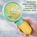 Mini Portable Foldable Hand Fan With Sling. 