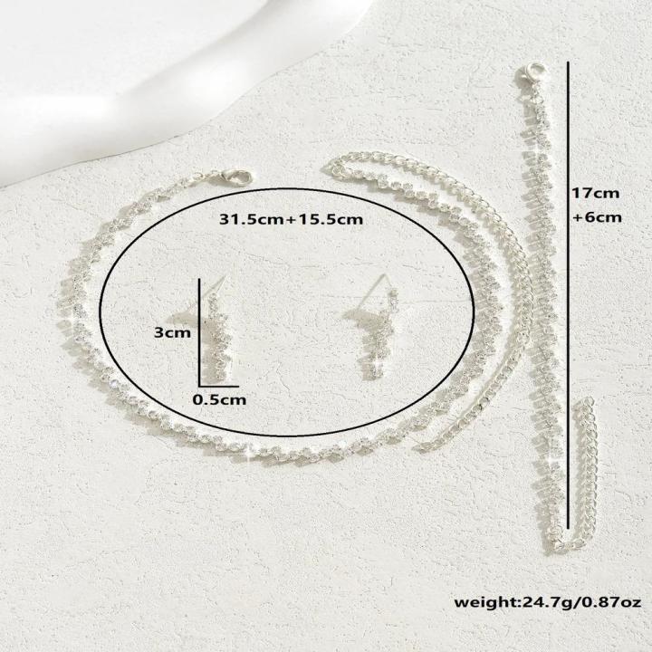 Sparkling%20Party%20Jewelry%20Delicate%20Necklace%20Earrings%20Bracelet%20Trendy%20Dainty%20Jewelry%20Set%20for%20Dinner%20Party%20Evening%20Wear%20Gifts%20For%20Her%20-%20Image%208