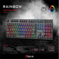 Xtrike Me Gaming Keyboard Mixed rainbow color Backlit KB-280. 