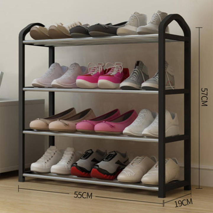 Stackable%20Shoe%20rack%20Durable%20Removable%20assembly%204-tier%20Organizer%20Home/Dorm/Balcony%20Multifunctional%20Storage%20shelf%20for%20Bedroom%20Closet%20Entryway%20Students%20Shoe%20storage%20-%20Image%204