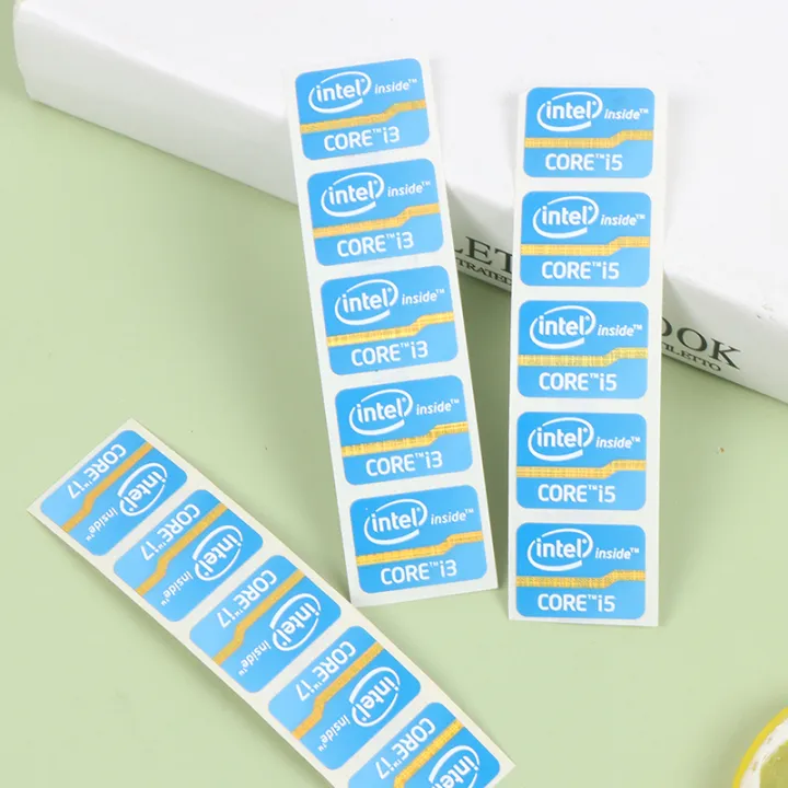Ultrabook Performance Label Sticker Laptop Logo Sticker Intel Core i3 ...