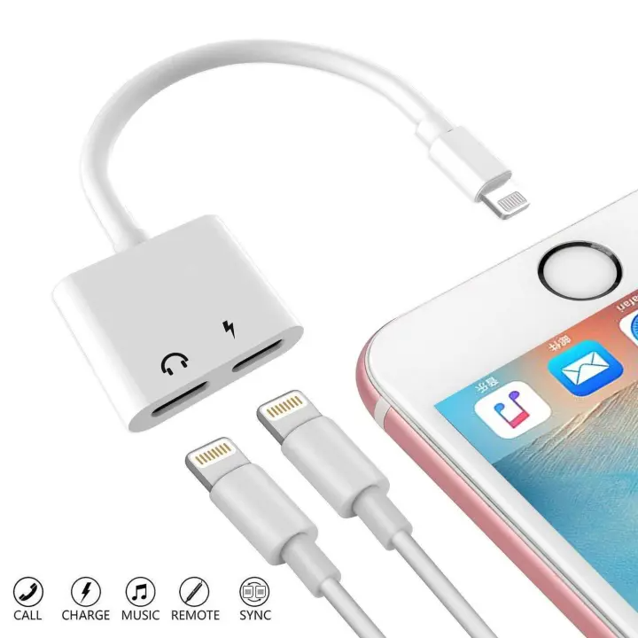 2-In-1 Lighting Splitter Adapter Compatible With