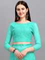 Self Design Bollywood Net Saree For Women. 