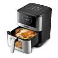 Sonifer Air Fryer With Glass Window Bucket 6 Ltrs Large Size. 