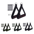 D-Ring Metal Gym Handles Grip Workout Heavy Duty Cable Machine Handle With Hook For Home Resistance Bands Fitness Accessories. 