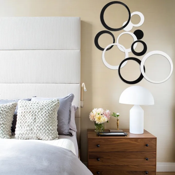 5PCS/Set%20DIY%20Wall%20Art%20TV%20Background%203D%20Circles%20Wall%20Stickers%20Mural%20Round%20Decals%20-%20Image%207
