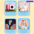 Anedshaop S11 Kids HD Digital Mini Camera Dual Lens 2point4inch women>women IPS Screen Built In Battery Selfie Tripod. 