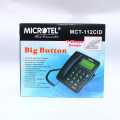 Microtel Big Display Phone , V Shape Boss Table Phone with Big Button MCT-112CID. 