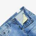 Light Blue Necked Jeans Pant For Men. 
