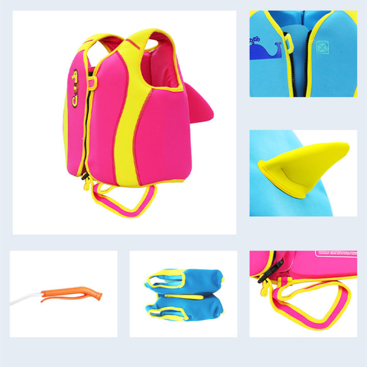 Bizzy%20Yoomee%20Kids%20Adjustable%20Life%20Jackets%20Boys%20Girls%20Water%20Sports%20Life%20Vest%20Children%20Comfortable%20Swimming%20Swimwear%20Children%20Cartoon%20Shark%20Vest%20-%20Image%203