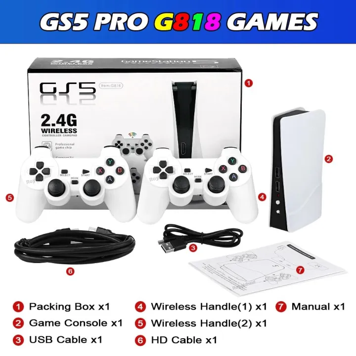 Controller%20Wireless%20Dual%20Station%20Mini%20Game%20Video%20HDTV%20Game%20818%20Game%20New%20GS5G818%20TV%20Game%20Console%208%20Bit%20Box%20w%20Classic%20Retro%20W%20-%20Image%202