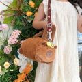 Storage Bag PP Cotton Capybara Bucket Bag Bee Cartoon Animal Handbag Creative Flower Plush Doll Shoulder Bag Work. 