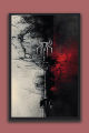 Superhero Spider-Man Modern Abstract Painting - Dark Venom Minimalist | 8x12 Wall Frame. 