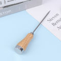 Ice Pick Ice Icing Breaker Wooden Handle Stainless Steel Ice Pick Punch Crusher Cocktail Stick Fruit Bar Kitchen Tool DD7. 
