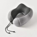 Memory Foam U-Shaped Neck Pillow for Travel Soft Massage & Cervical Support. 